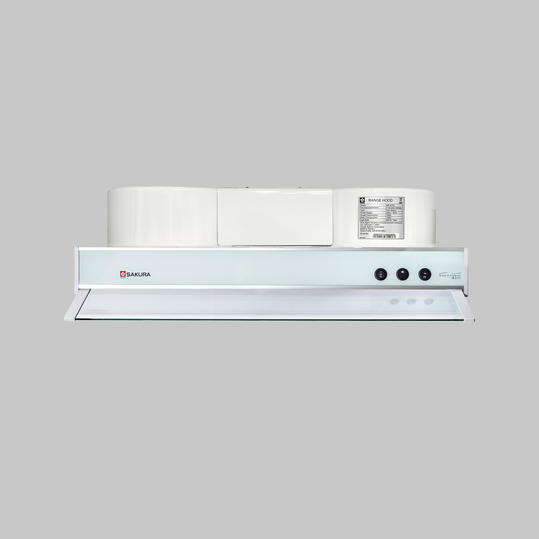 SAKURA SRB700 BUILTIN RANGE HOOD Sakura